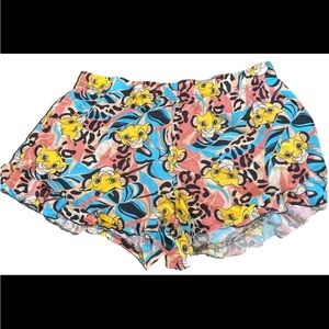 Disney The Lion King Simba Pj Shorts Size L